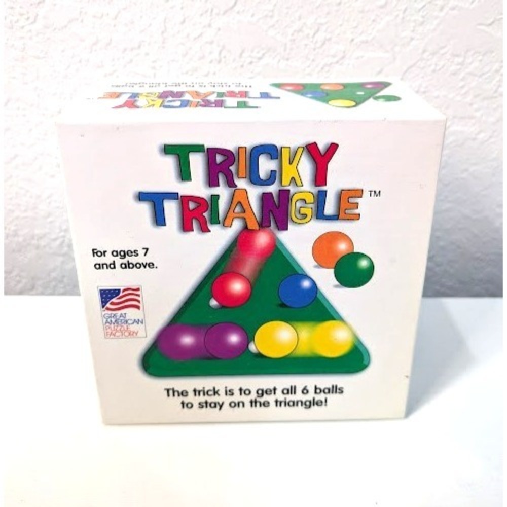 Great American Puzzle Factory 2003‎ Tricky Triangle Game NEW in Box Age 7 and Up